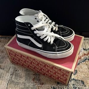 Black high top vans